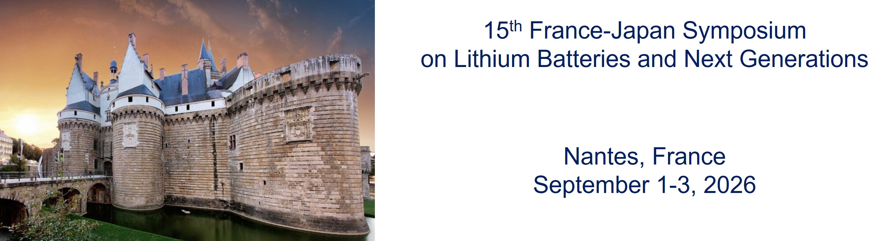 15th France-Japan Symposium on Lithium Batteries and Next Generations>